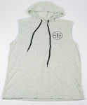 Guys Solid Drawstring Sleeveless Hoodie