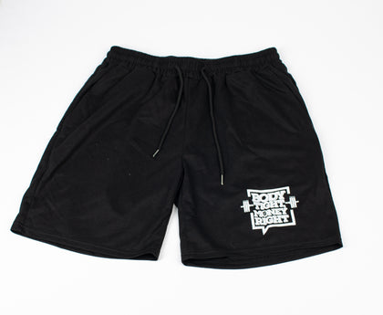 'BTMR' SHORTS BLACK